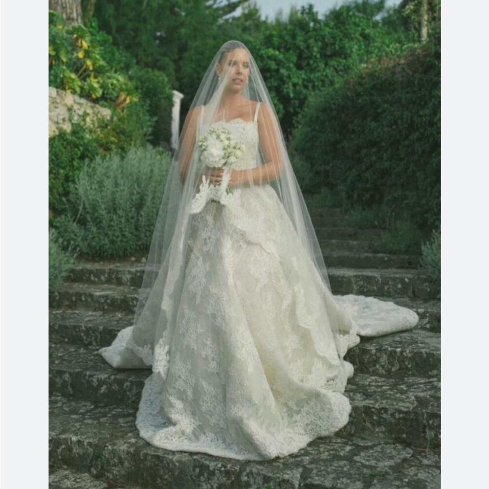 Custom Lace Trimmed Veil